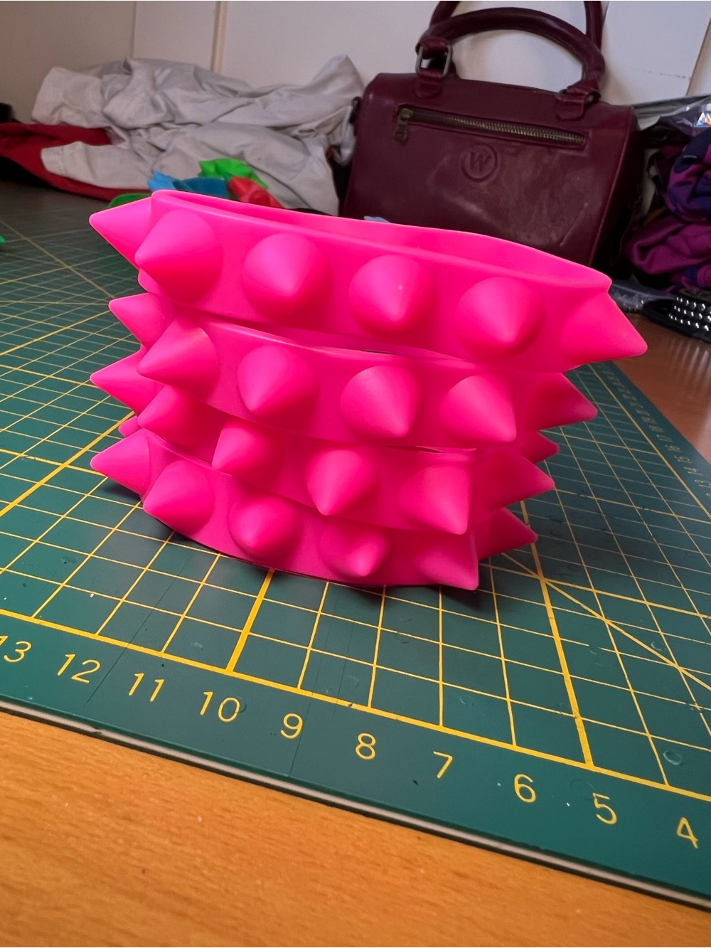 NovocentoNovantanove silicone spiked bracelets 2 pack - Picture 5 of 13